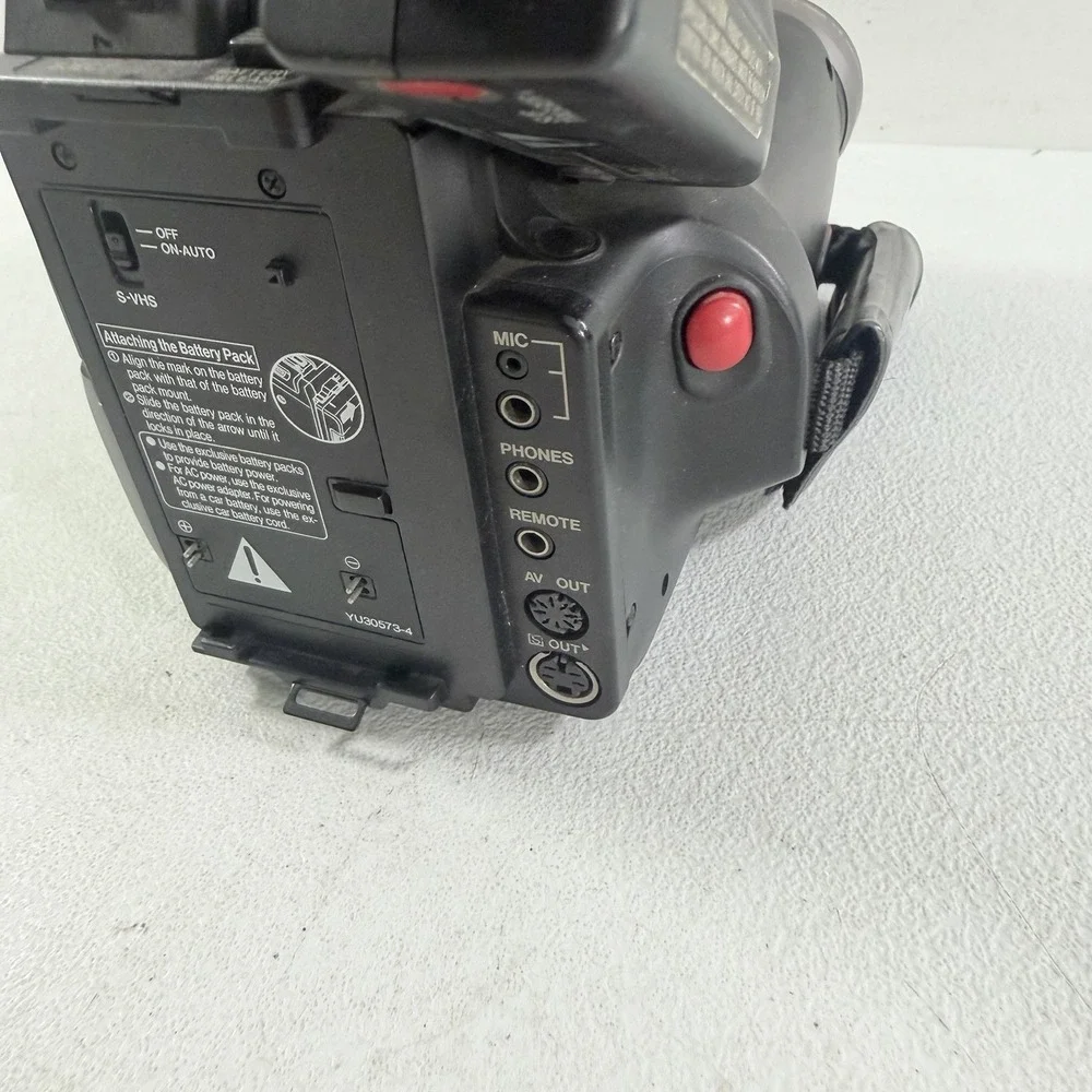 JVC GR-SX90U Compact Super VHS VHS-C Camcorder Video Camera AS IS UNTESTED